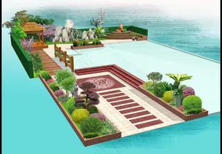 别墅院子规划效果图片