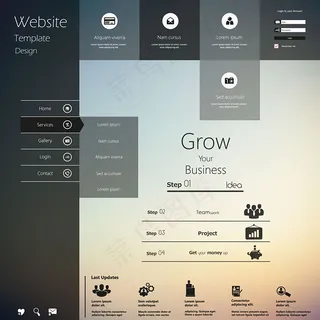 简约的商务设计