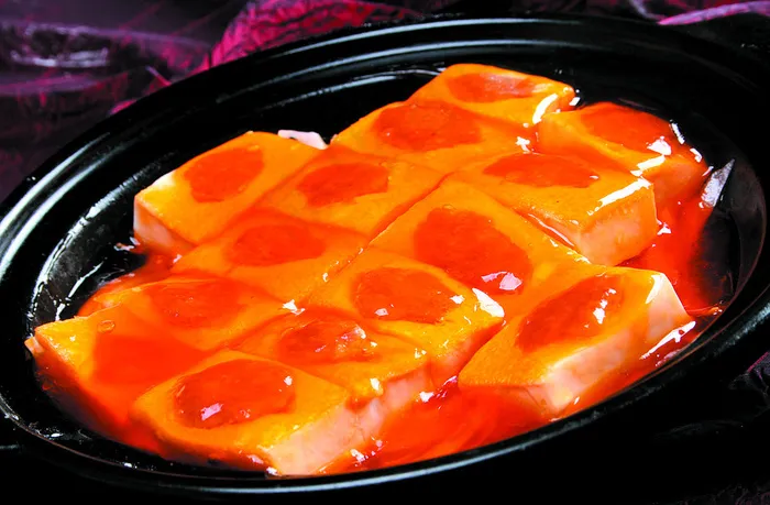 砂窝煎酿豆腐图片