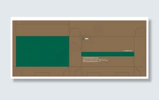 简约牛皮纸包装盒设计