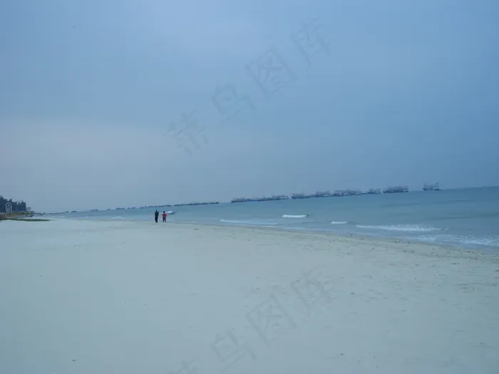 清晨的北海图片