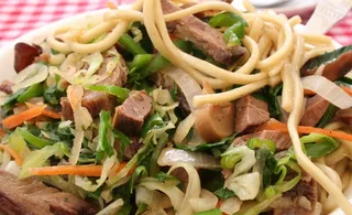 干炒乌冬面图片