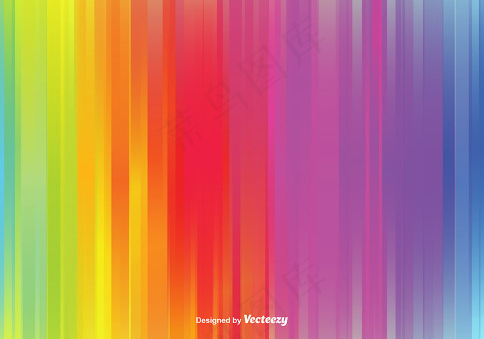 彩虹矢量背景