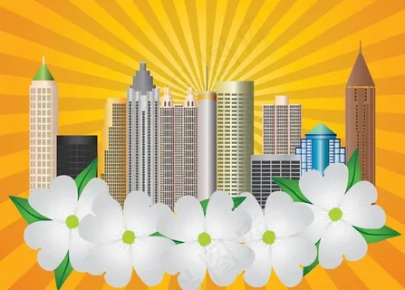 城市矢量素材图片