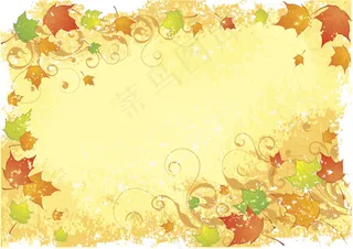 植物边框矢量素材