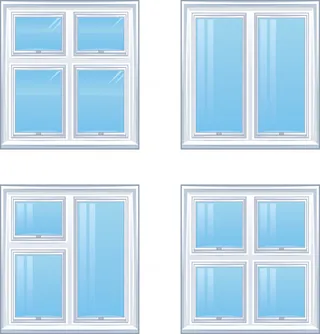 家居窗户矢量素材