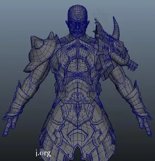 游戏人物3d模型图片