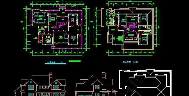 二层特色农村小屋建筑设计方案图19...