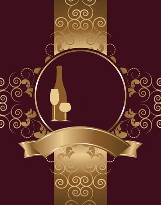 葡萄酒标签图片