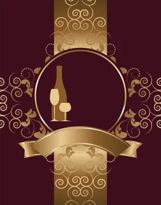 葡萄酒标签图片