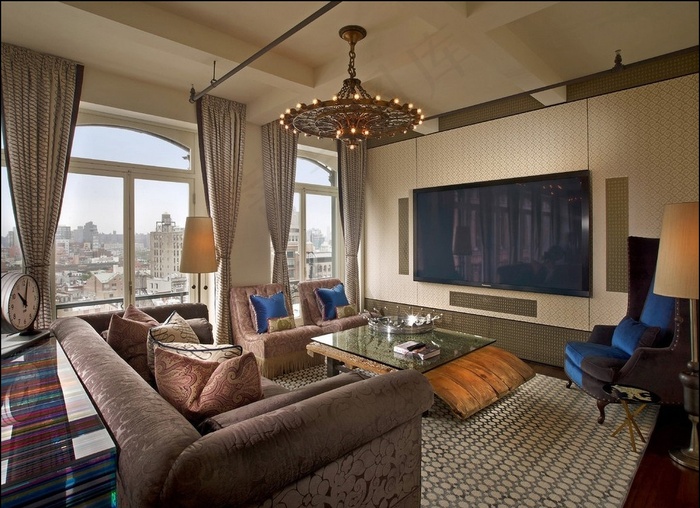 电视背景墙装修设计效果图