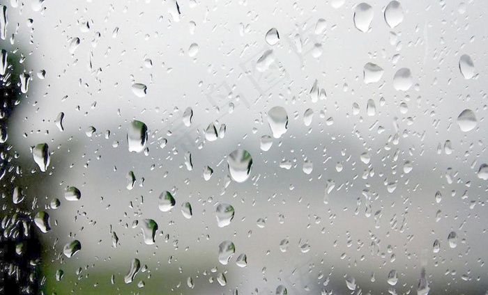 雨水玻璃图片