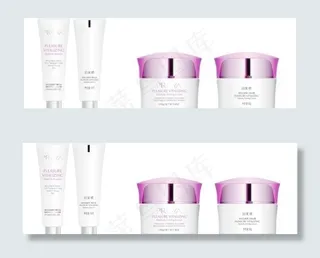 化妆品丝印稿效果图