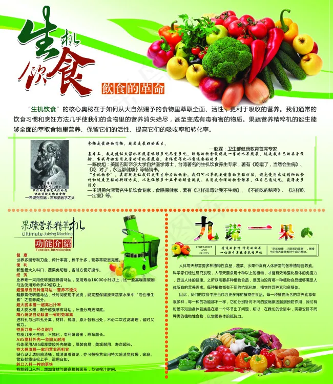 生机饮食(3276X3780(DPI:80))psd模版下载