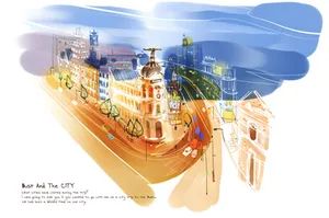 高清复古旅游城市素材