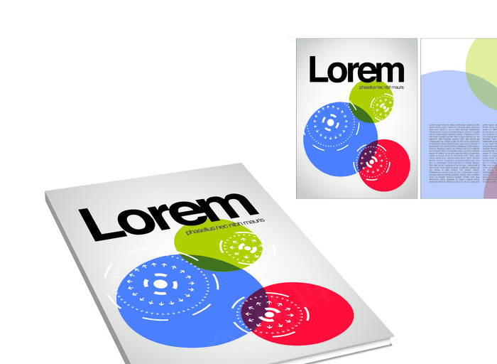 画册封面模版矢量素材3