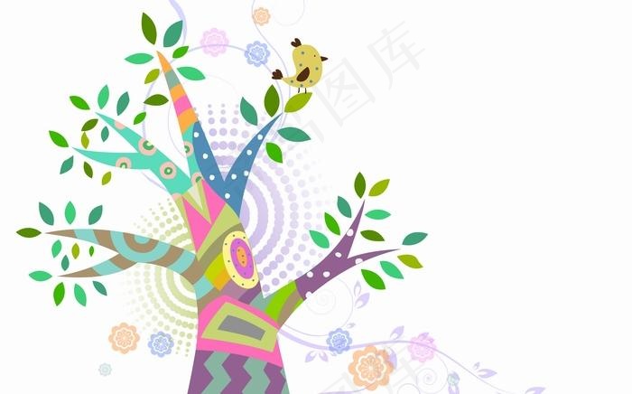 韩国时尚元素卡通花纹AI矢量素材1...ai矢量模版下载