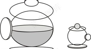茶壶与杯子图片