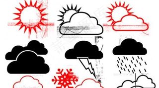 天气预报笔刷图片