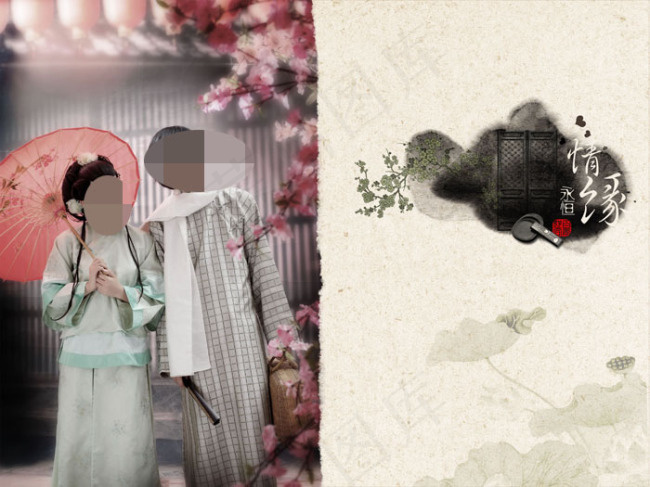 影楼婚纱摄影模板样片(4724X3542(DPI:200))psd模版下载