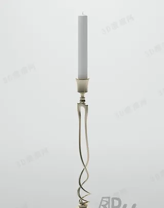 3D烛台模型(MAX 3D模型)