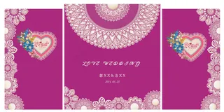 婚礼资料布置图库婚庆背景舞台现场效果图