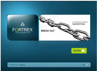 简洁带链条样式flash动画