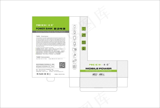 产品包装设计cdr矢量模版下载