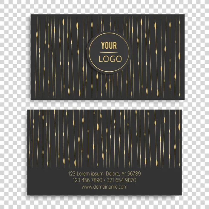 抽象图案名片设计模板eps,ai矢量模版下载