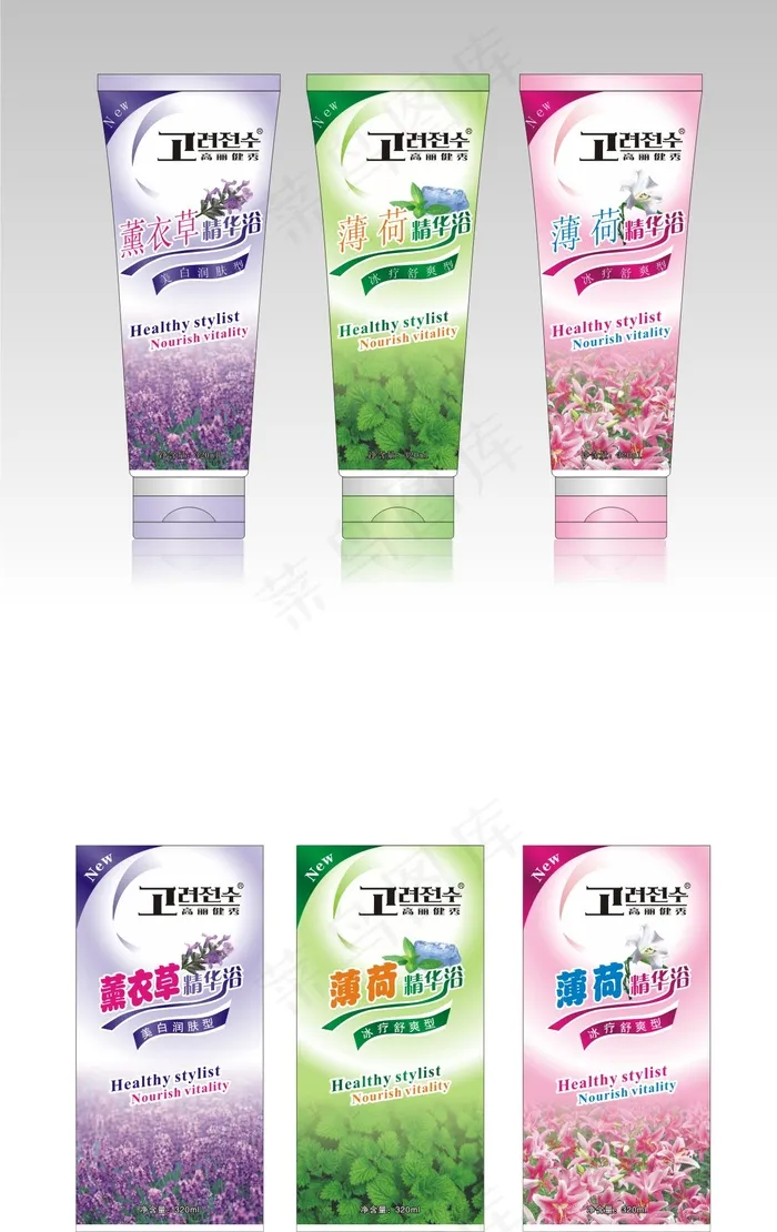 生活用品包装cdr矢量模版下载