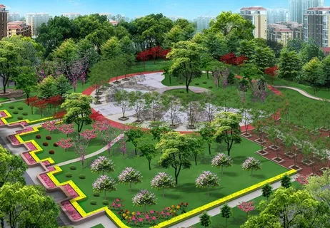 广场公园景观图片