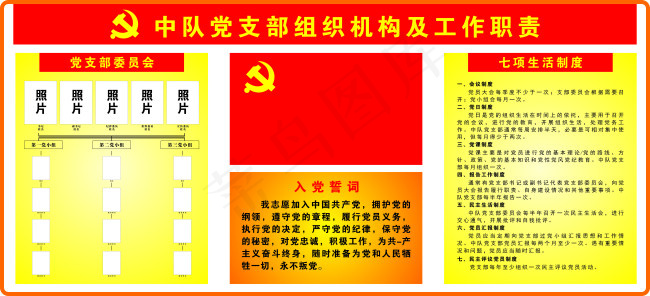 中队党支部组织机构及工作职责