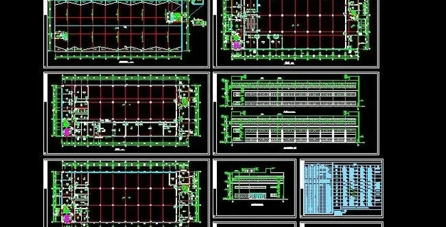 装配车间建筑扩初建筑设计图