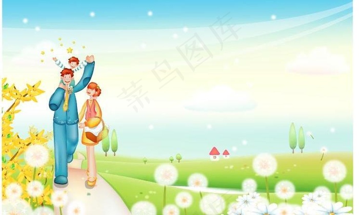 卡通插画矢量素材图片