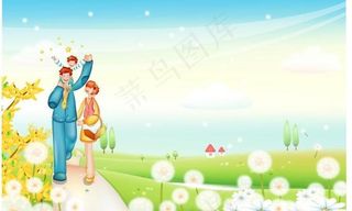 卡通插画矢量素材图片