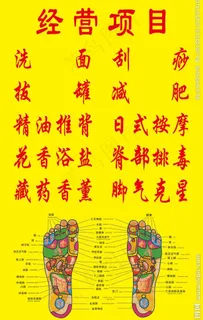 足疗按摩经营项目图片