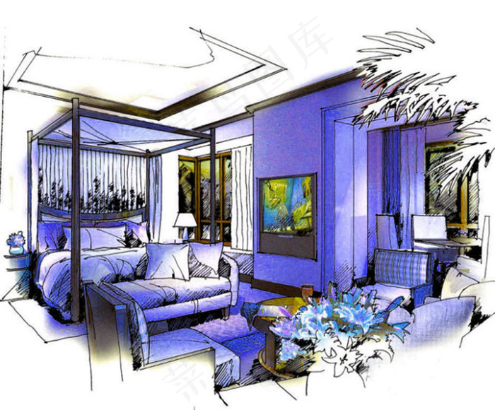 卧室效果图