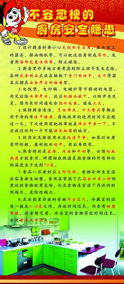 不容忽视的厨房安全隐患图片(2269X4819(DPI:72))psd模版下载