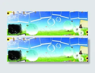 宝宝写真摄影模板图片