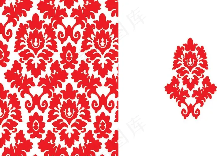 玻璃矢量花纹图片cdr矢量模版下载