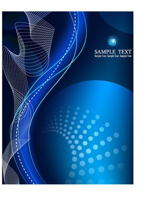 梦幻科技背景矢量图下载