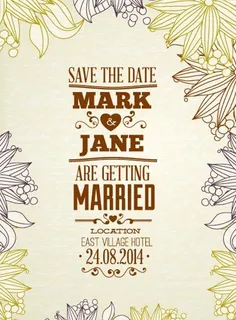 婚礼请柬背景图片