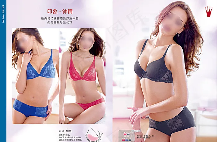黛安芬印象内衣广告之钟情图片(5031X3378(DPI:300))psd模版下载