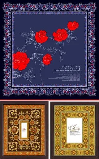 古典精美装饰框psd素材