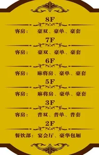 宾馆楼层指示牌图片 宾馆楼层指示牌图片