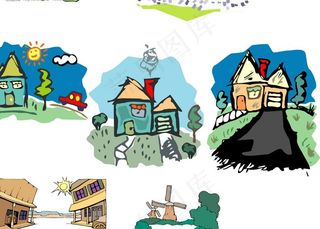 矢量城市建筑图片