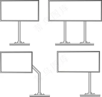 户外大型广告牌矢量素材 户外大型广告牌矢量素材