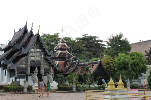 清迈寺庙图片