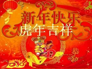 2010虎年春节PPT模板预览图