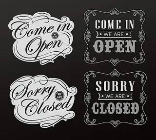 创意营业标识牌